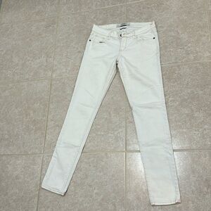 Skinny Cream Colored jeans from Abercrombie and Fitch